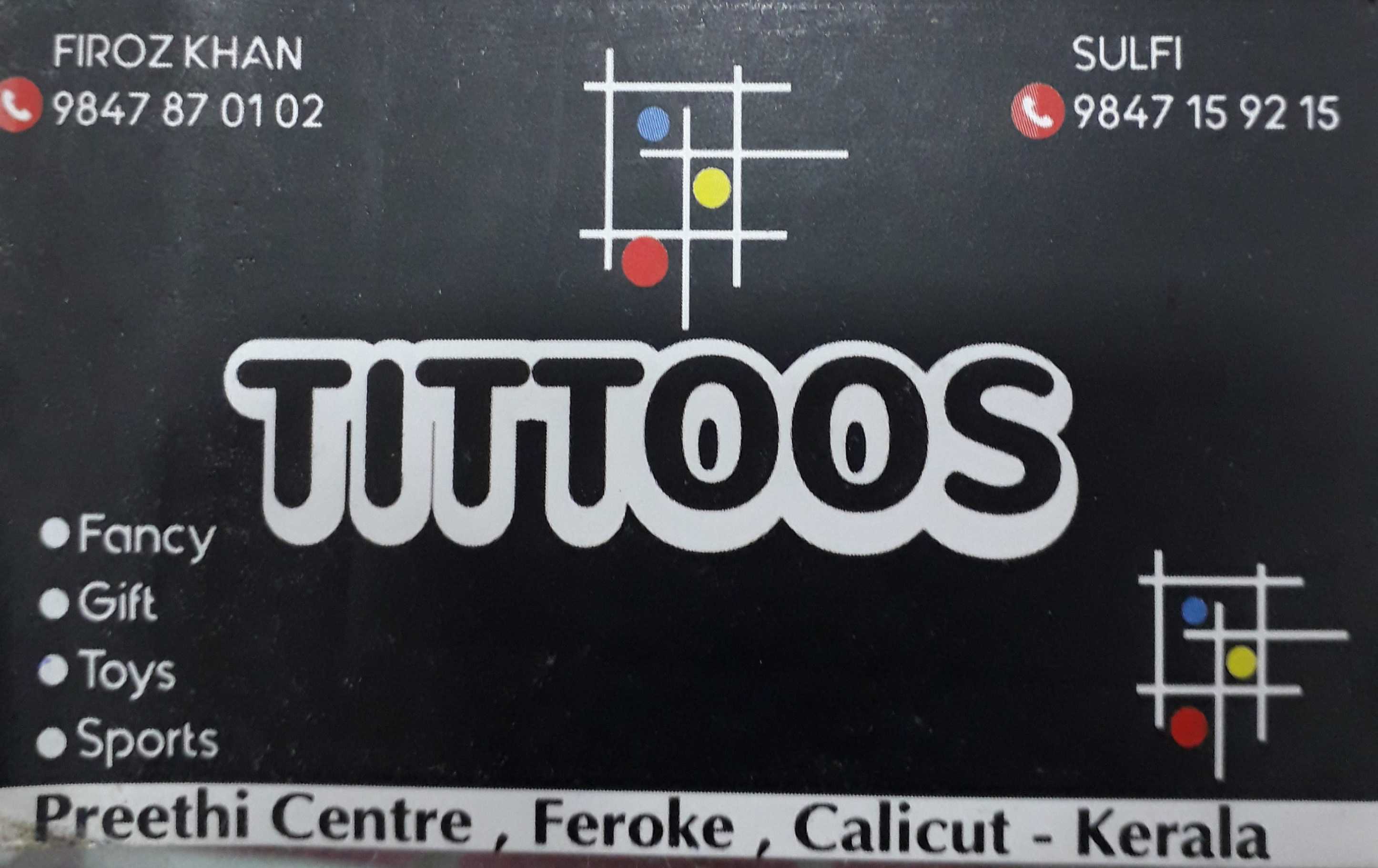 TITTOOS gift & toys, GIFT & TOYS,  service in Farooke, Kozhikode