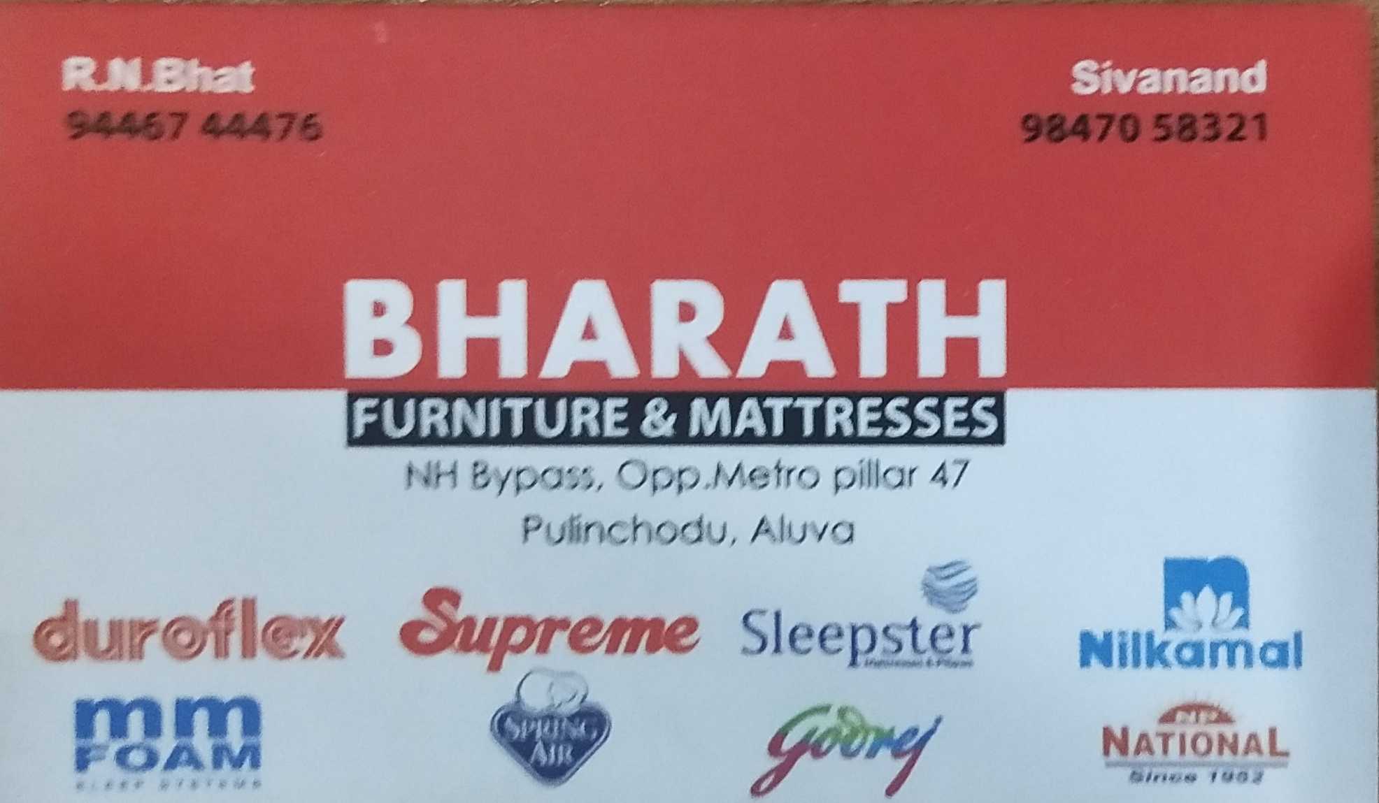 BHARATH FURNITURE & MATTRESSES, FURNITURE SHOP,  service in Aluva, Ernakulam