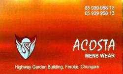 ACOSTA mens wear, TEXTILES,  service in Farooke, Kozhikode