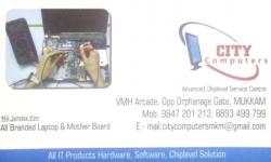 CITY COMPUTERS, LAPTOP & COMPUTER SERVICES,  service in Mukkam, Kozhikode