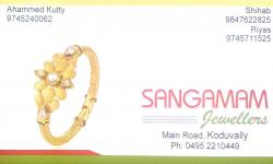SANGAMAM JEWELLERS, JEWELLERY,  service in Koduvally, Kozhikode